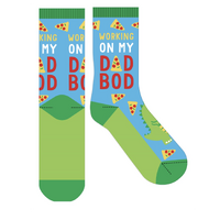 Frankly Funny Novelty Socks - Working On Dad Bod- main image