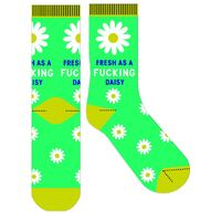 Frankly Funny Novelty Socks - Fresh As A Fucking Daisy- main image