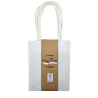 Artwrap Mix Paper Kraft Bag 5 Pack White Small- main image