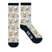 Frankly Funny Novelty Socks - Here For Beer- main image