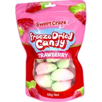 Sweet Craze Freeze Dried Candy Strawberry 50g- main image