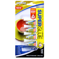 4pcs Single Shot Super Glue 4 x 1ml- main image