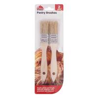 Wood Handle Pastry Brushes 2 Pack- main image