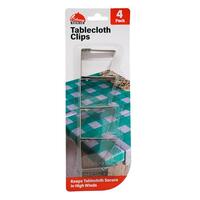 Stainless Steel Tablecloth Clips 4 Pack- main image