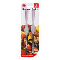 Stainless Steel Seafood Forks - 2 Pack- main image