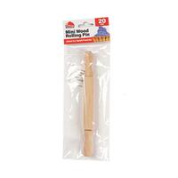 Mini Wood Rolling Pin 20cm- main image