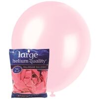 30cm Baby Pink Decorator Latex Balloons 25 Pack- main image