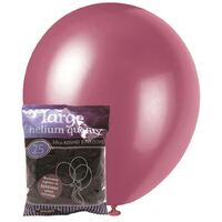 30cm Burgundy Pearl Balloons 25 Pack- main image