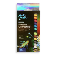 Mont Marte Metallic Oil Pastels 12pc- main image