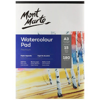 Mont Marte Watercolour Pad German Paper A3 180gsm 15 Sheet- main image