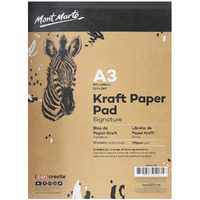 Mont Marte Signature Kraft Paper Pad A3 115gsm 50 Sheet- main image