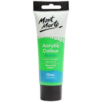 Mont Marte Signature Acrylic Paint 75ml Tube - Monastral Green- main image