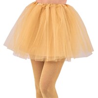 Tutu Skirt One Size Gold- main image