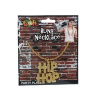 Hip Hop Bling Gold Chain Necklace- main image