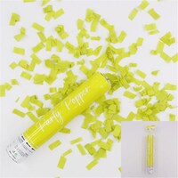 Yellow Confetti Party Popper 28cm- main image