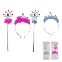 3A 2PC PRINCESS KIT-TIARA & WAND- main image