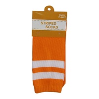 Orange Stripe Knee High Socks 40cm- main image