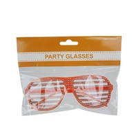 Bling Party Glasses Orange- main image