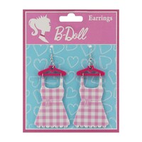 Gingham Dress Earrings- main image