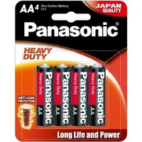 Panasonic AA Extra Heavy Duty Battery 4 Pack- main image