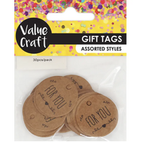 Gift Tags Round Craft For You 30 Pack- main image