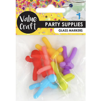 Glass Markers Silicone People 6 Pack- main image