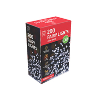 200 LED Flashing Cool White Lights- main image