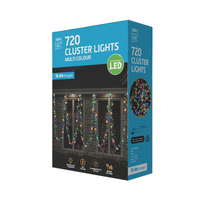 720 LED Cluster Lights Multi Colour- main image