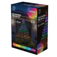 LED Rainbow Wall Net Christmas Tree 165cm x 115cm- main image