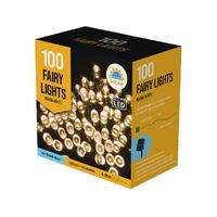 100 Solar Fairy Lights Warm White- main image