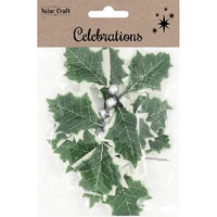 Large Holly Leaf & Silver Berry 4 Pack- main image