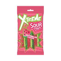 X-Treme Sour Straps Watermelon Flavour 160g- main image