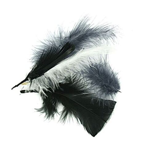 2g Craft Feathers: Black